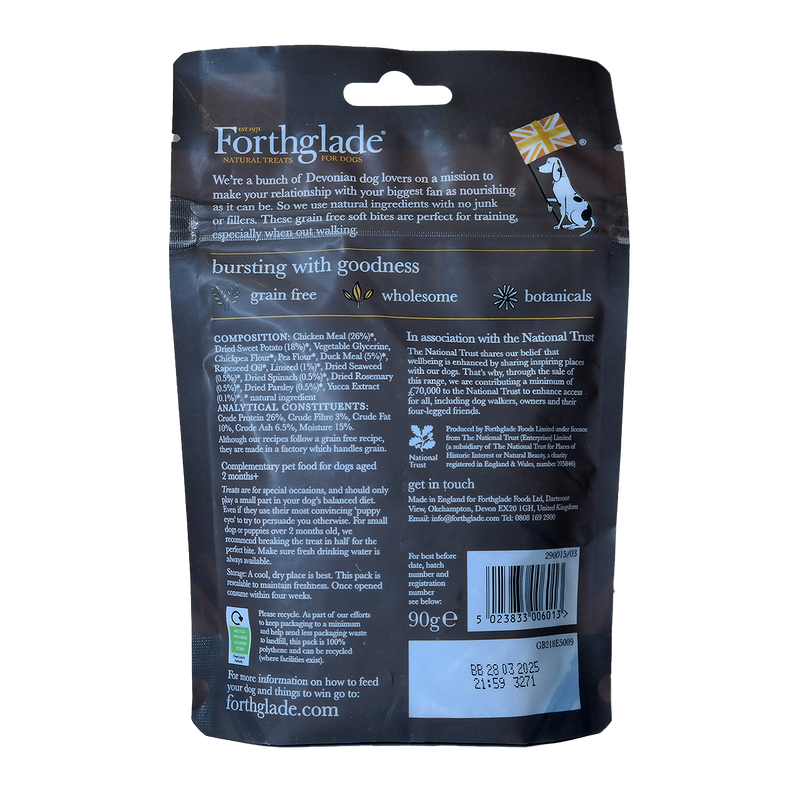 Forthglade Chicken with Duck natural soft bites