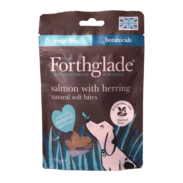 Forthglade Salmon with Herring natural soft bites