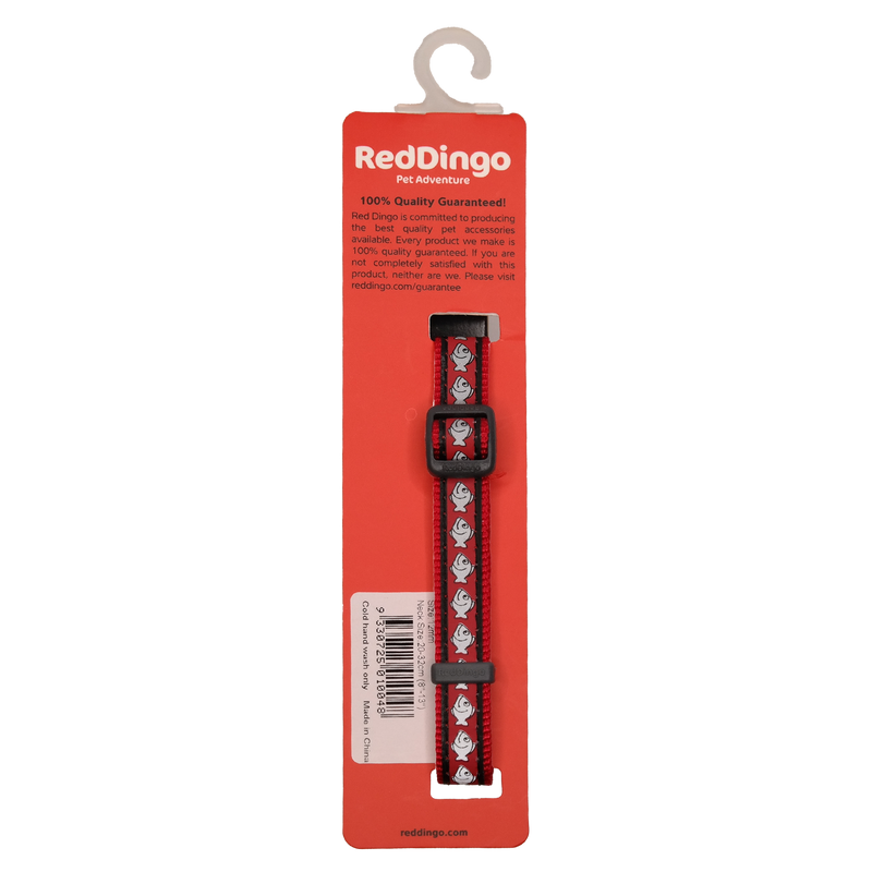 Red Dingo Safety Cat Collar Reflective