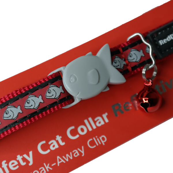 Red Dingo Safety Cat Collar Reflective